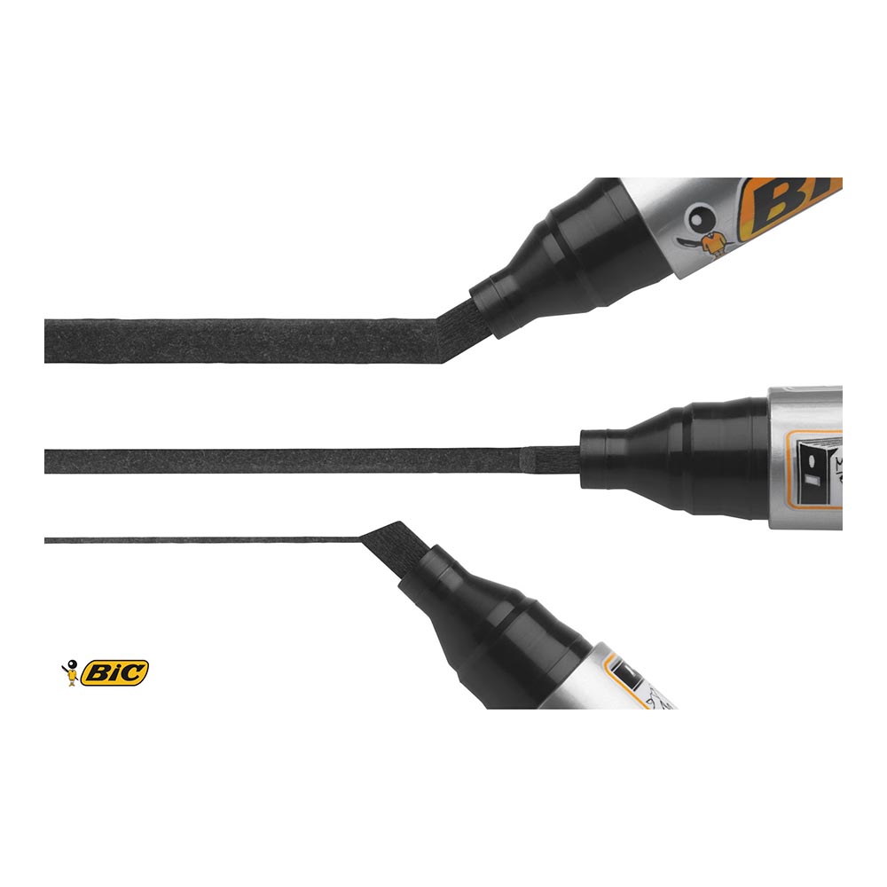 BİC PERMANENT MARKÖR 2300 KESİK UÇ SİYAH 820926