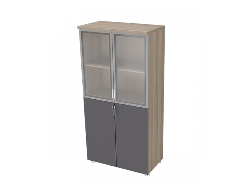 Kr526 160X80 1/2 Profil 1/2 Ahşap Kapaklı Dosya Dolabı