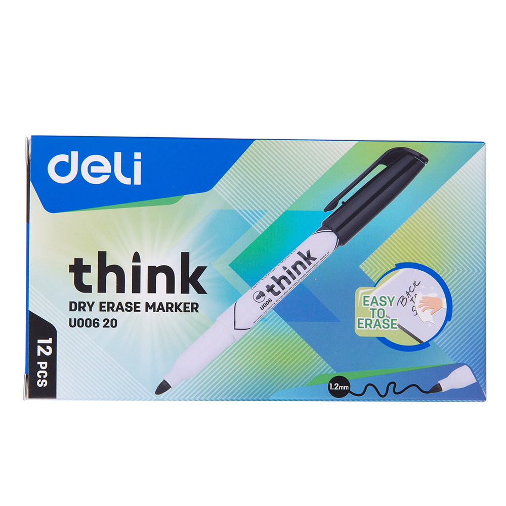 DELİ U00620 TAHTA KALEMİ SİYAH 1.2MM 100127961