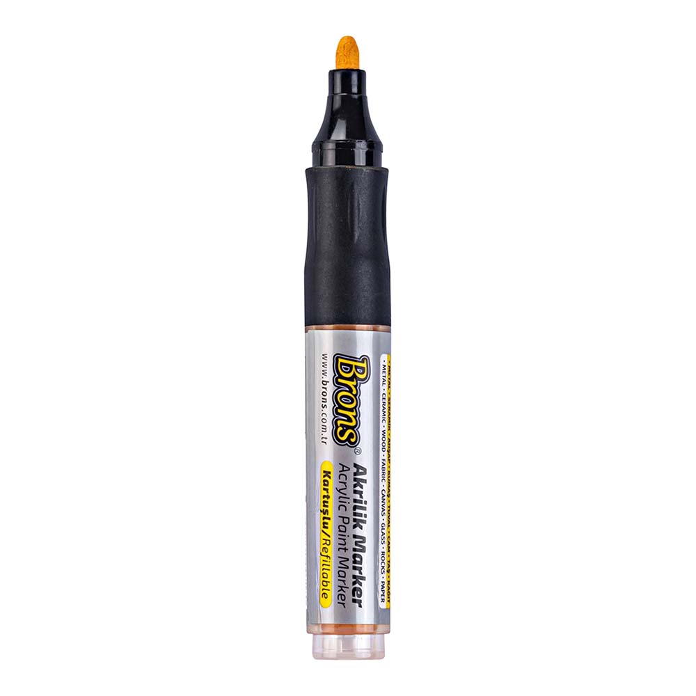 BRONS BR-4017 AKRİLİK MARKER TURUNCU