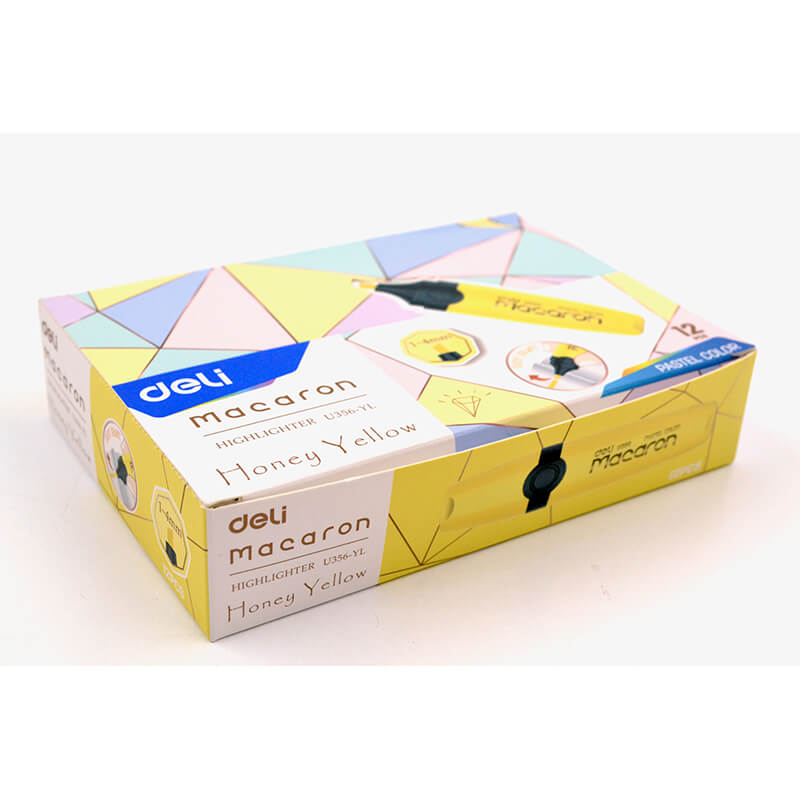 DELİ U356-YL FOSFORLU KALEM PASTEL SARI 100133268
