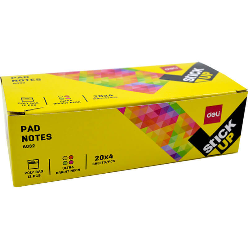 DELİ A03202 YAPIŞKANLI NOT KAĞIDI ŞEKİLLİ 4X4 100116417